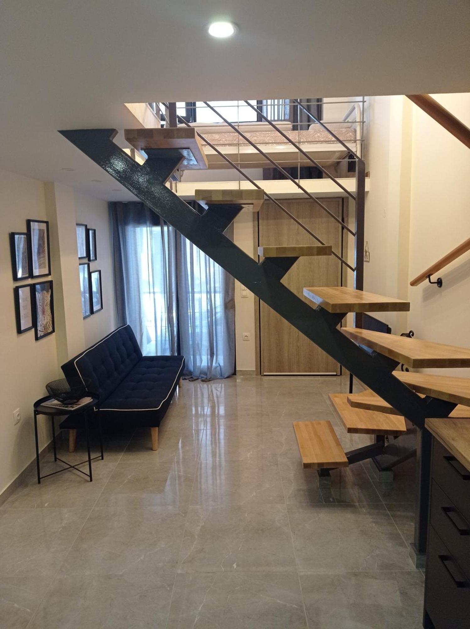 Minimal Two-Floor Apartment Салоники Экстерьер фото