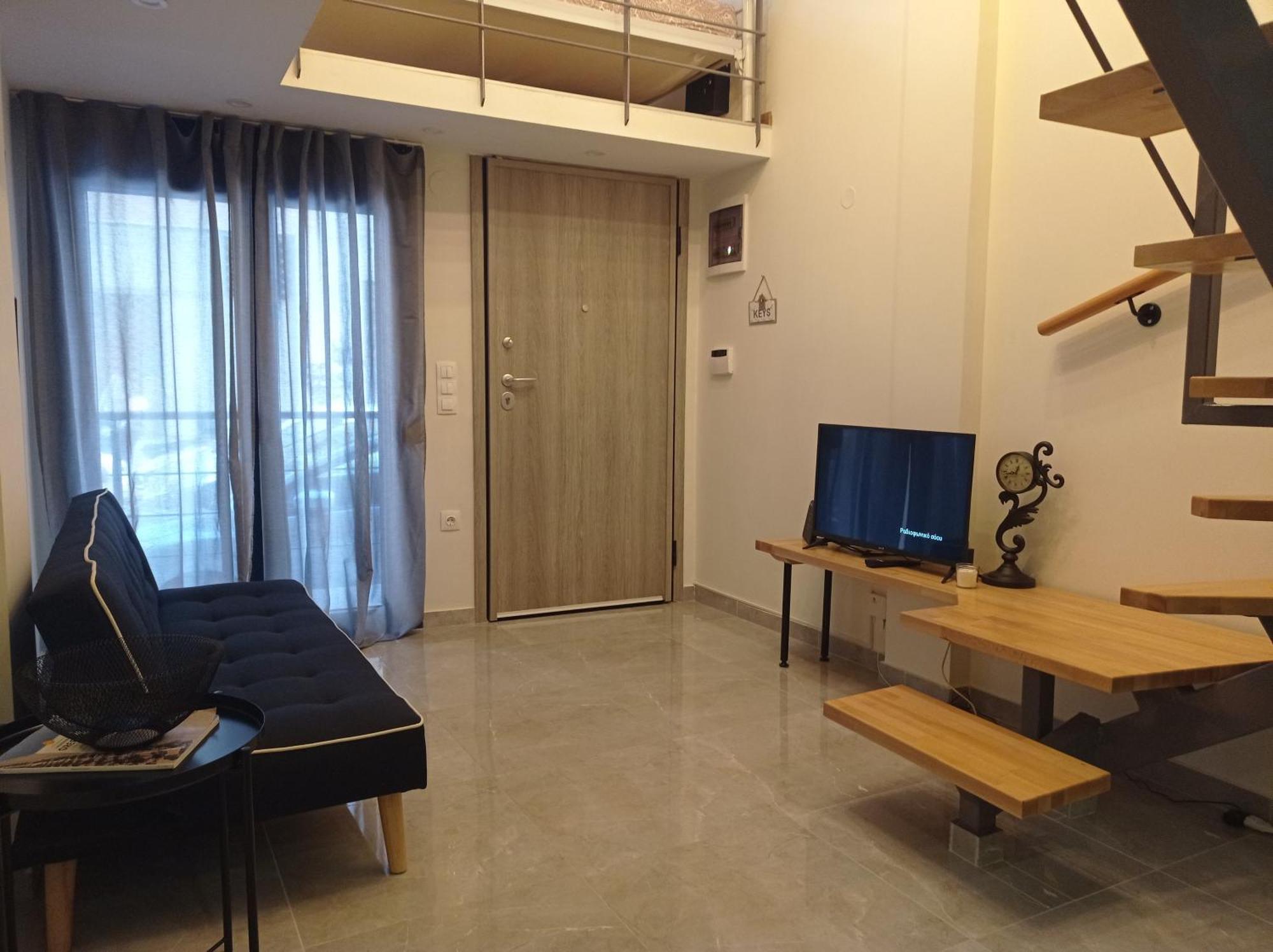 Minimal Two-Floor Apartment Салоники Экстерьер фото